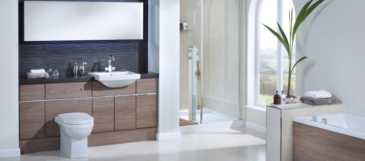 Luca Fitted Bathroom Furniture → Contemporary Range → Bathrooms →